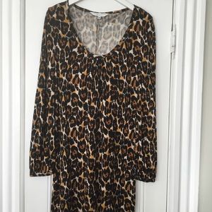 Trina Turk L/S Silk Dress